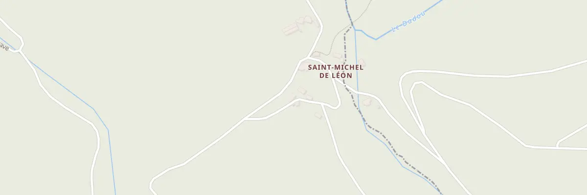 Plan du 5749 Saint Michel de Leon à Lacaze