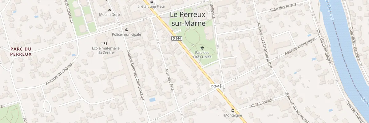 Plan du 85 Av du Général de Gaulle au Perreux-sur-Marne