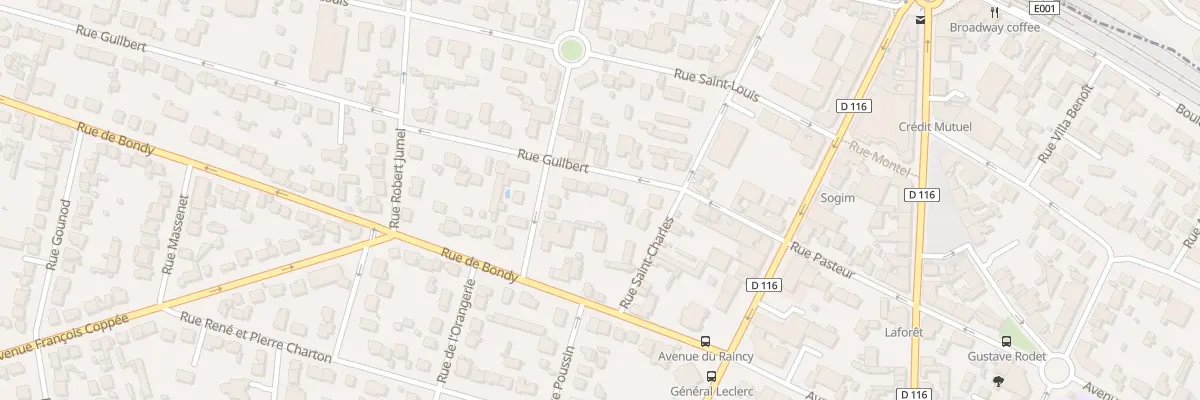Plan du 13 Rue Guilbert à Villemomble