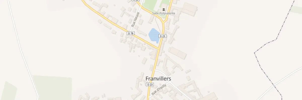 Plan du 61 Rue du Bourgville à Franvillers
