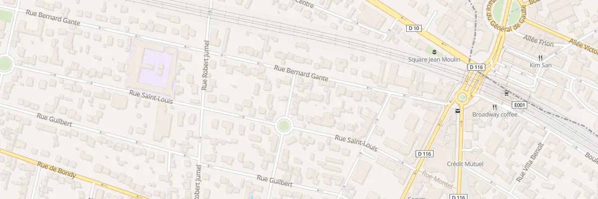 Plan du 10 Rue Adèle à Villemomble