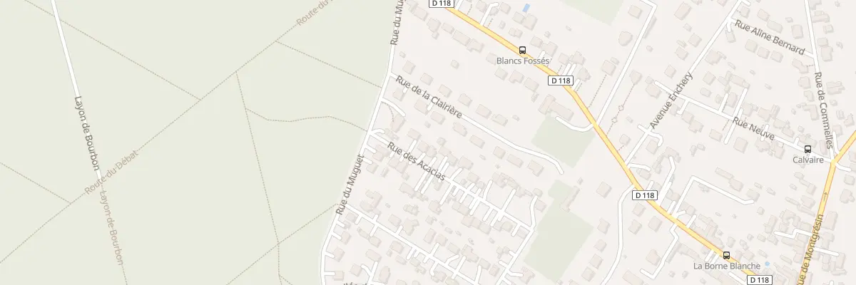 Plan du 7 Rue des Acacias à Orry-la-Ville