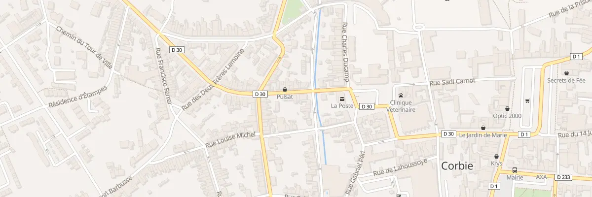 Plan du 7 Rue du 4 Septembre à Corbie