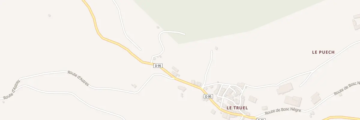Plan du 2113 Rte du Truel à Curvalle