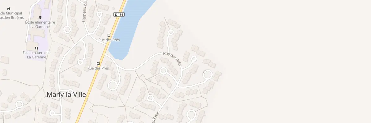 Plan du 2 Rue Hameau du Val Valtret à Marly-la-Ville
