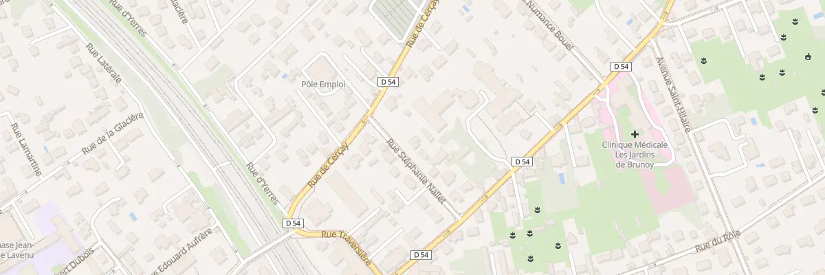 Plan du 8 Rue Stephanie Nallet à Brunoy
