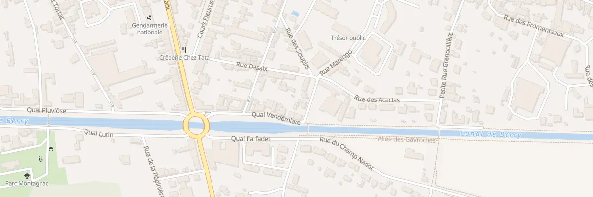Plan du 9 Quai Vendémiaire à Saint-Amand-Montrond