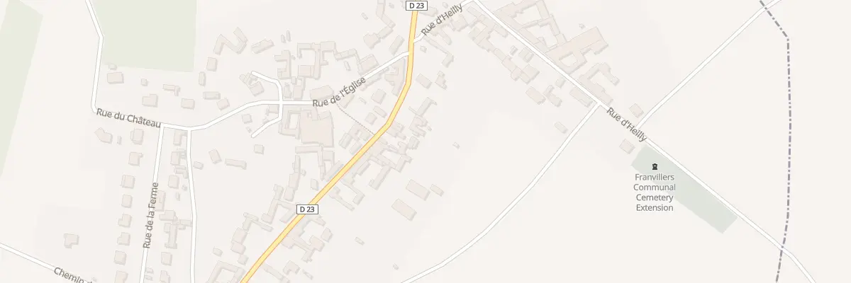 Plan du 52 Rue du Bourgville à Franvillers