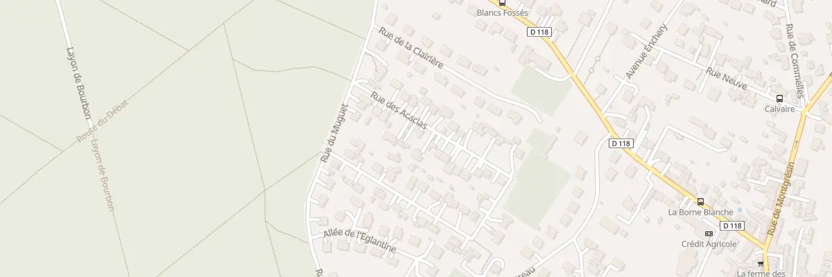 Plan du 12 Rue des Acacias à Orry-la-Ville