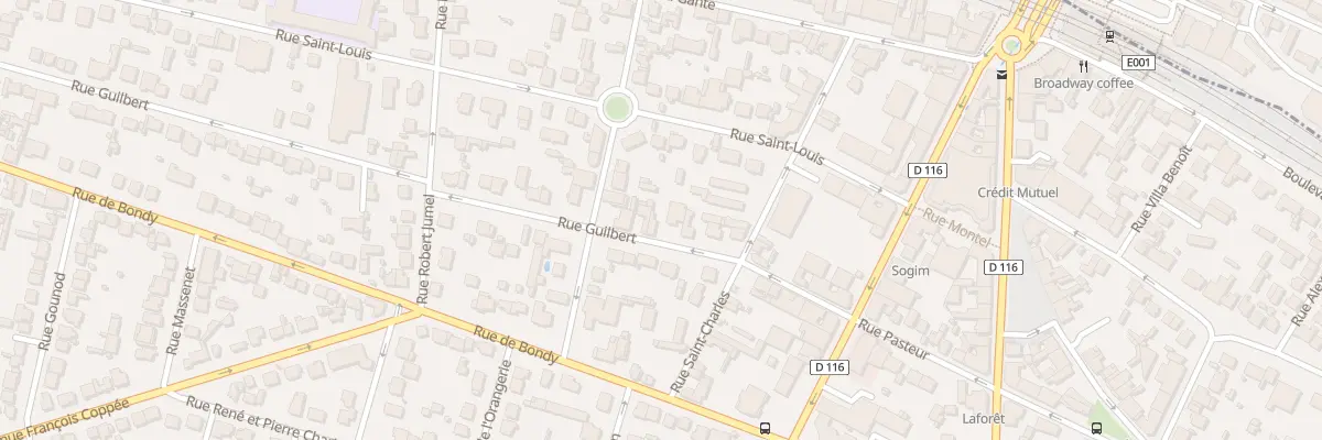 Plan du 20 Rue Guilbert à Villemomble