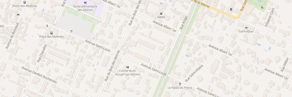 Plan du 25 Av Saint-Louis à Saint-Maur-des-Fossés