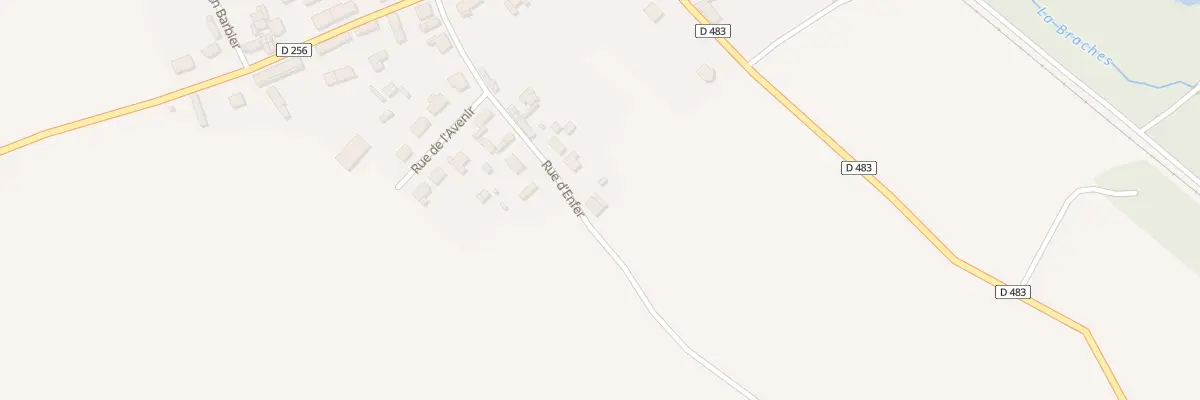 Plan du 5048 Rue d’Enfer à Braches