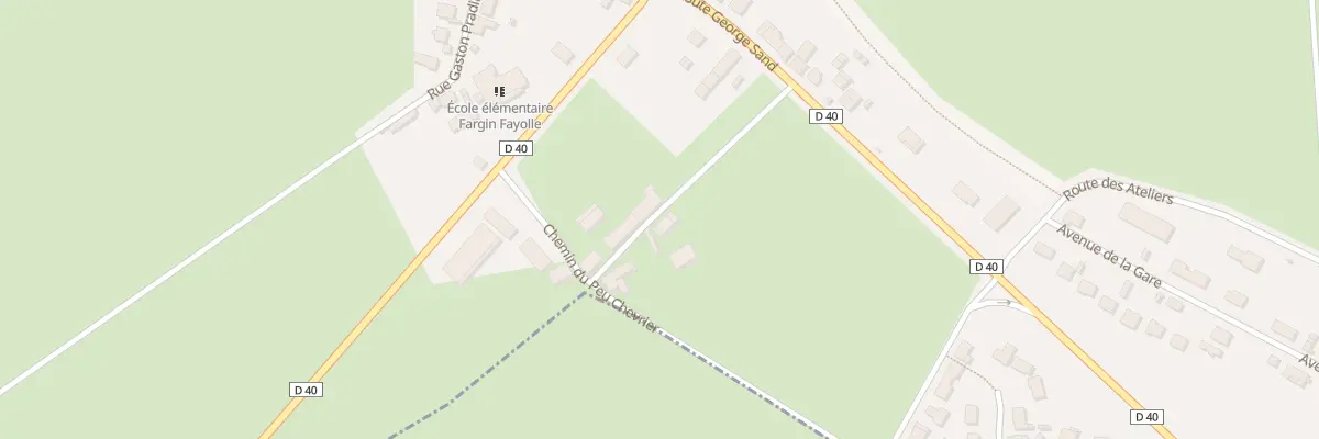 Plan du 5168 Peu Chevrier à Huriel