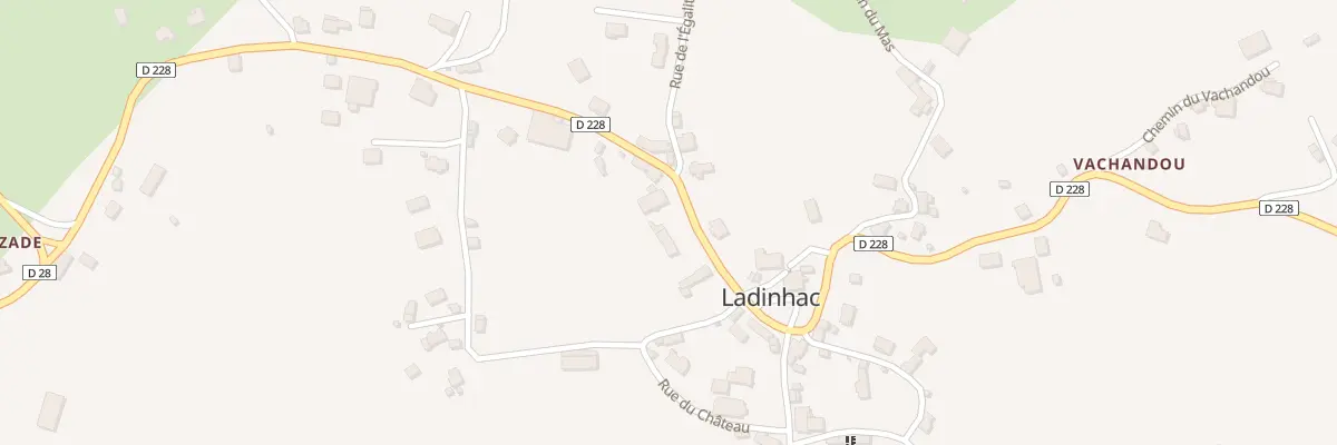 Plan du 9 Rte du Veinazes à Ladinhac