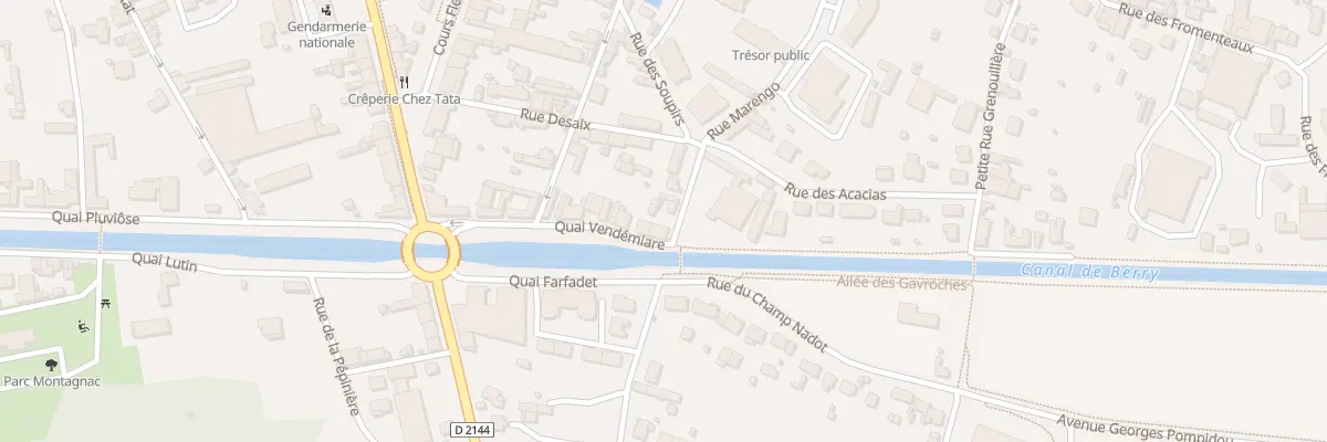 Plan du 10 Quai Vendémiaire à Saint-Amand-Montrond