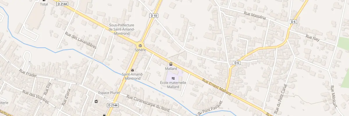 Plan du 15 Rue Ernest Mallard à Saint-Amand-Montrond