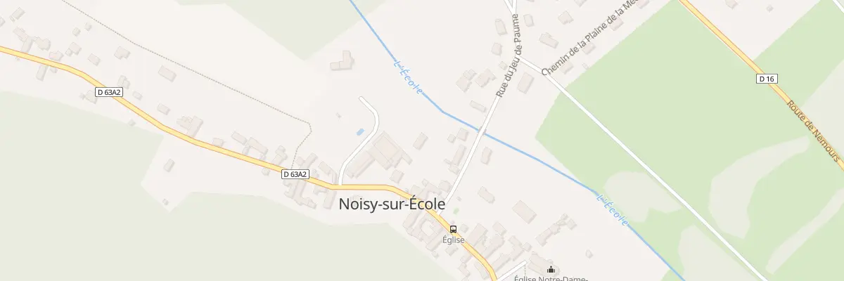 Plan du 87 Rue Grande à Noisy-sur-École
