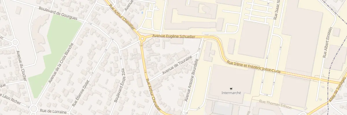 Plan du 13 Av de Touraine à Aulnay-sous-Bois