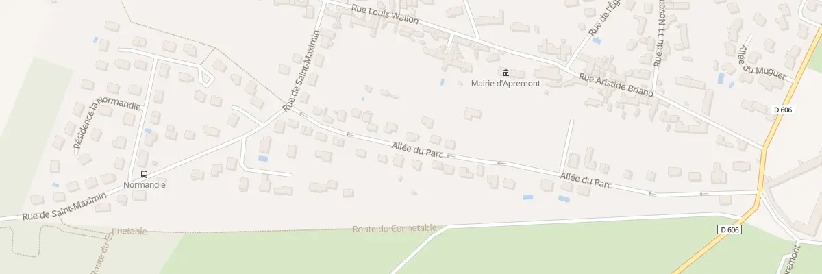 Plan du 28 All du Parc à Apremont