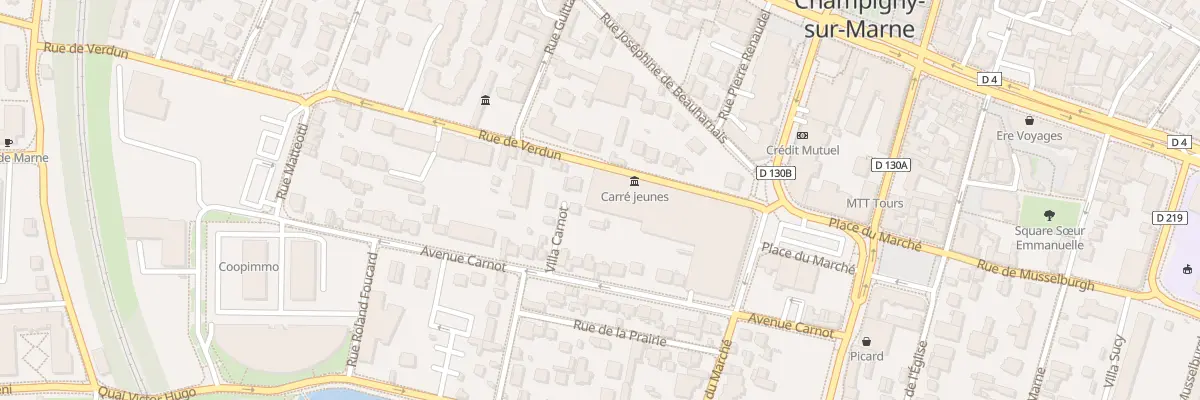 Plan du 204 Rue de Verdun à Champigny-sur-Marne
