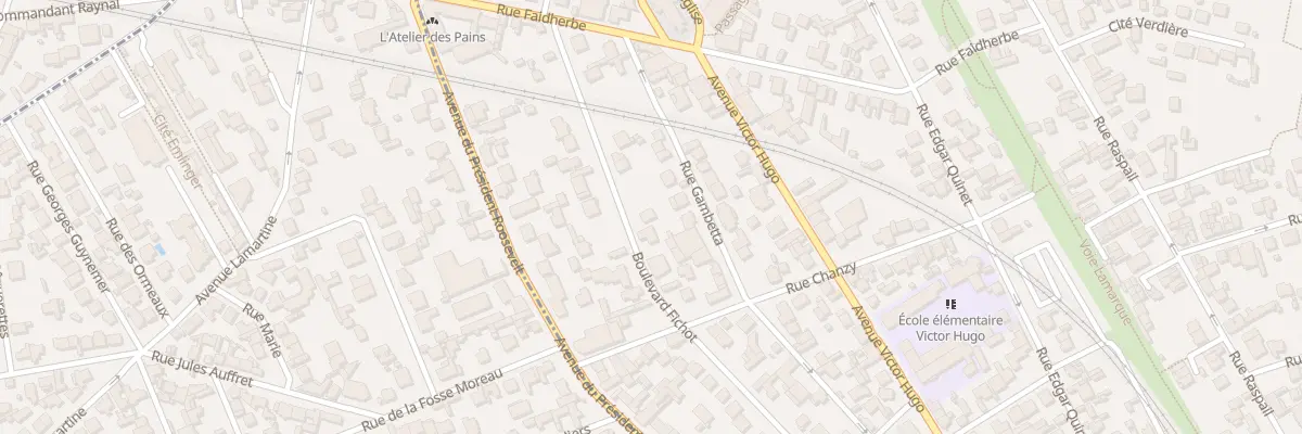 Plan du 60 Bd Fichot à Neuilly-Plaisance