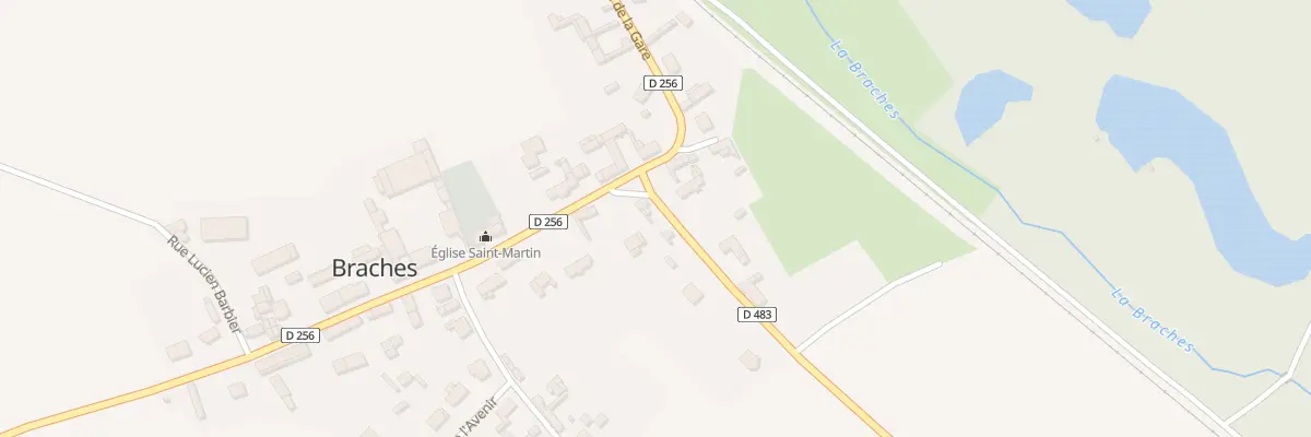 Plan du 1 Rue d’Hargicourt à Braches