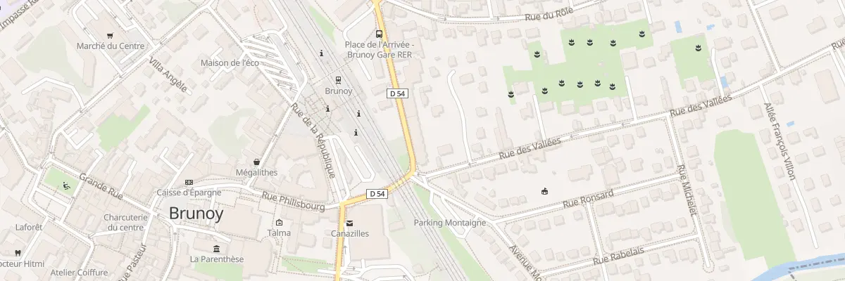 Plan du 2 Rte de Brie à Brunoy
