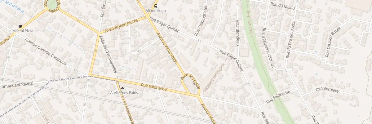Plan du 70 Av Victor Hugo à Neuilly-Plaisance