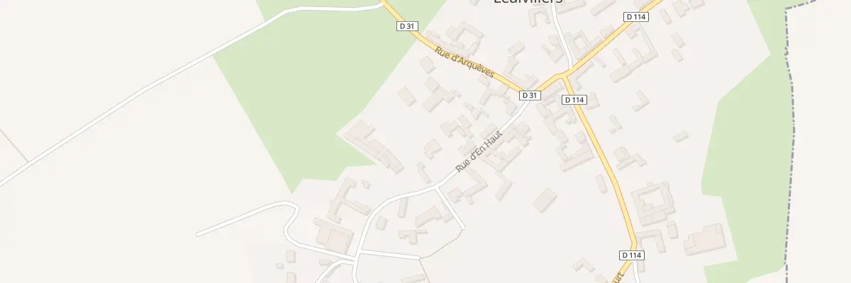 Plan du 14 Rue d’En Haut à Léalvillers
