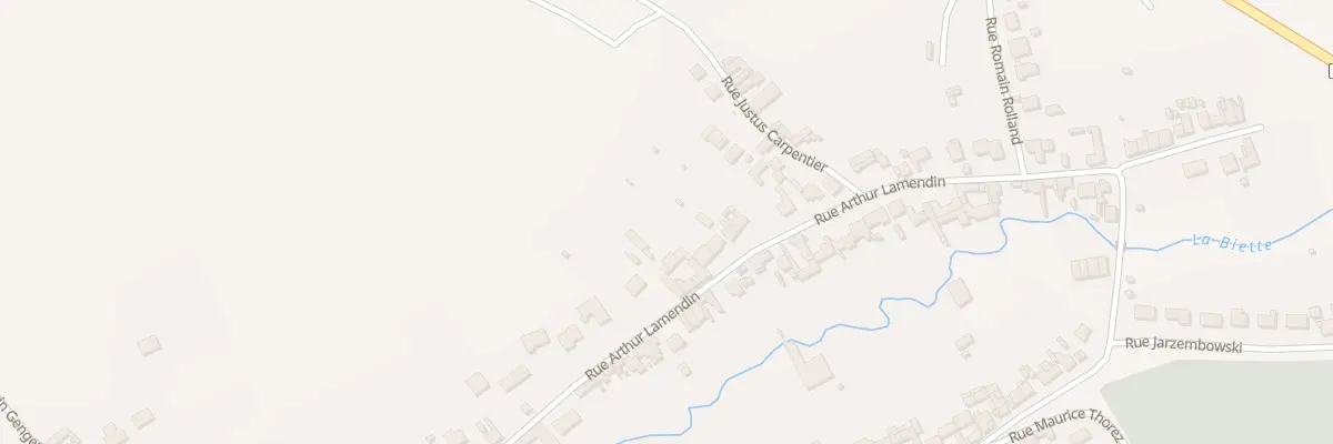 Plan du 71 Rue Arthur Lamendin à Divion