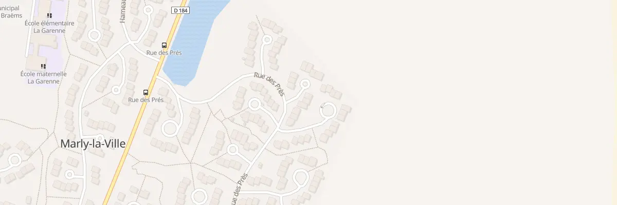 Plan du 9 Rue Hameau du Val Valtret à Marly-la-Ville