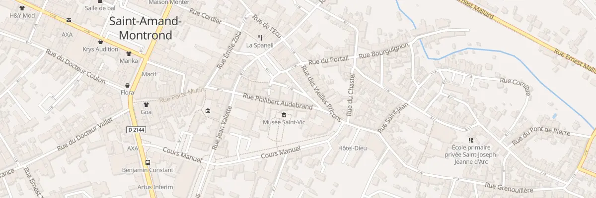 Plan du 17B Rue Philibert Audebrand à Saint-Amand-Montrond