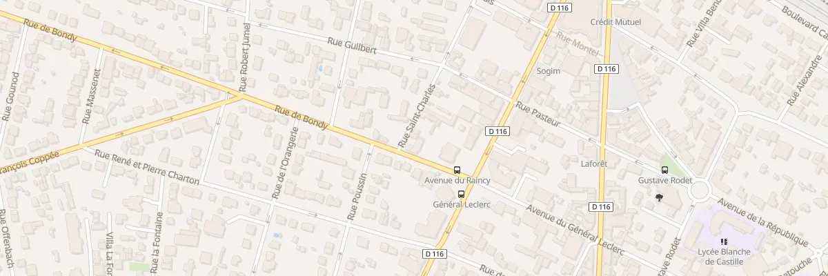 Plan du 4 Rue Saint Charles à Villemomble