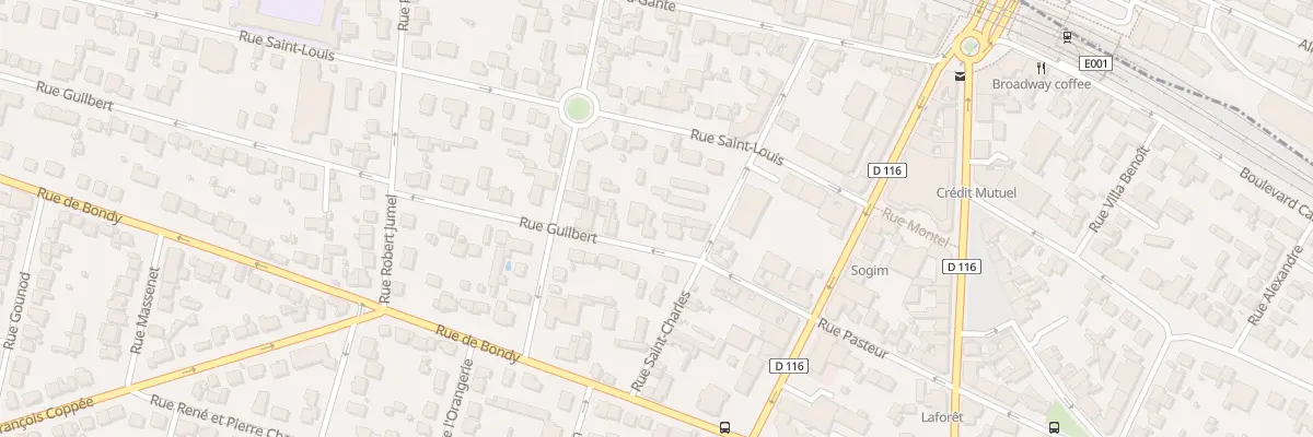 Plan du 16 Rue Guilbert à Villemomble
