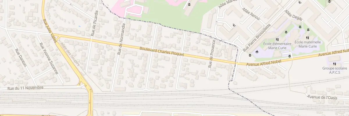 Plan du 11B Rue Anjou à Aulnay-sous-Bois
