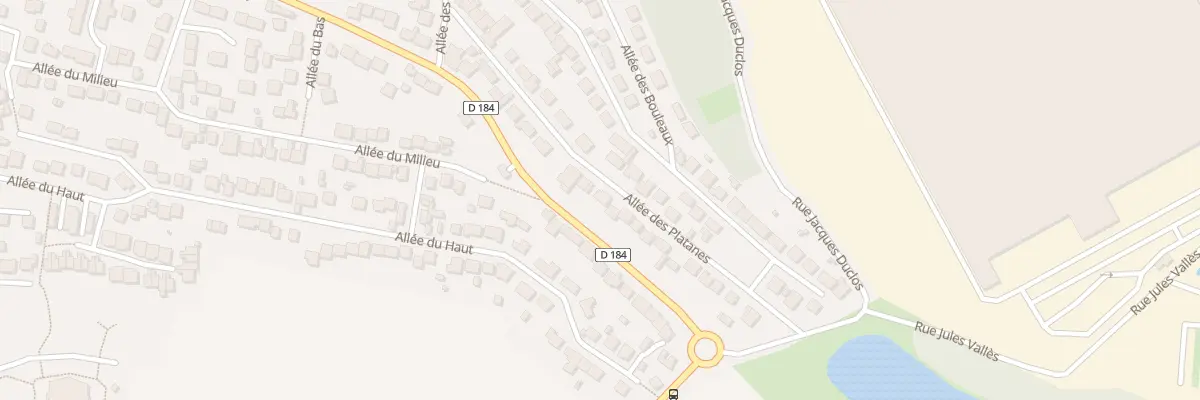 Plan du 10 All des Platanes à Marly-la-Ville