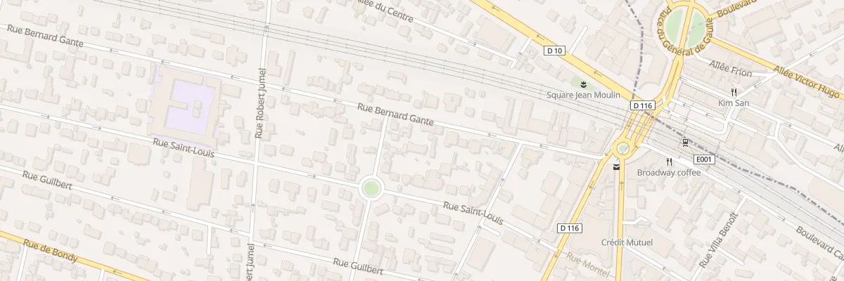 Plan du 33 Rue Bernard Gante à Villemomble