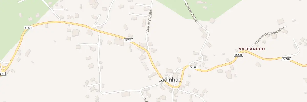 Plan du 4 Rte du Veinazes à Ladinhac
