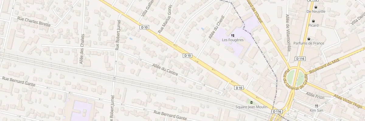 Plan du 23 Av du Gal Gallieni à Villemomble
