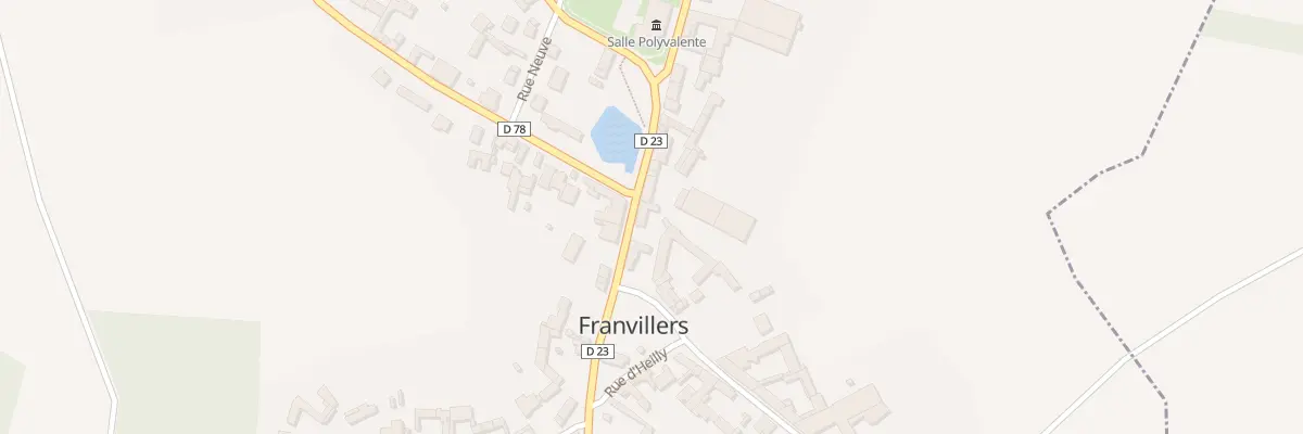 Plan du 68 Rue du Bourgville à Franvillers