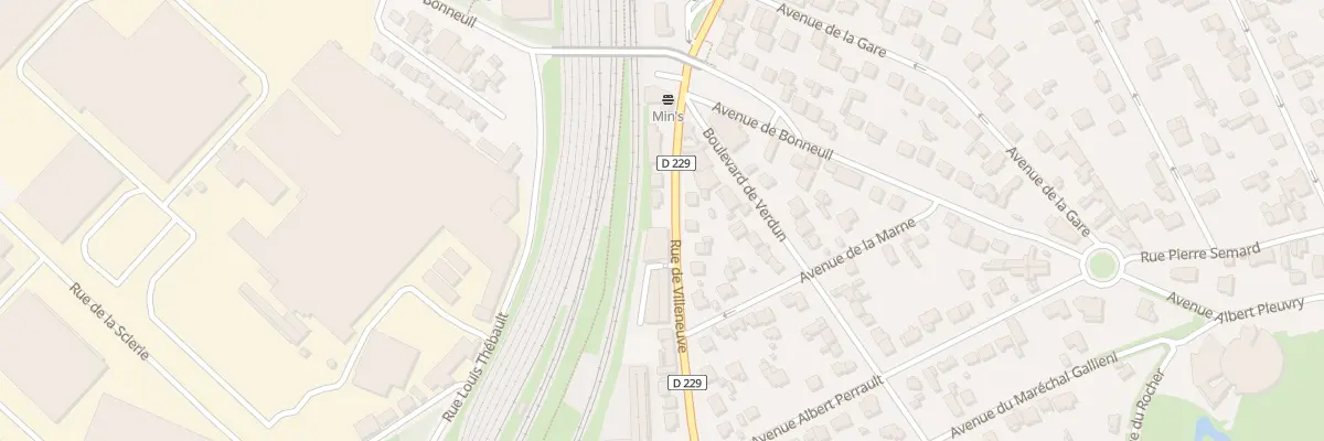 Plan du 6 Rue de Villeneuve à Sucy-en-Brie