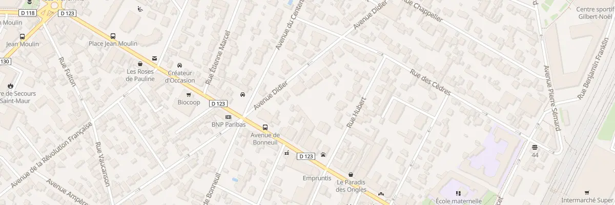 Plan du 4 Av Didier à Saint-Maur-des-Fossés