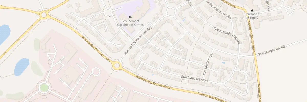 Plan du 6 Rue Galileé à Tigery