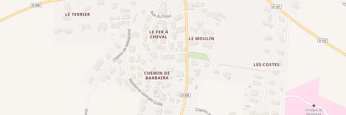 Plan du 9 Rue du Fer à Cheval à Badens