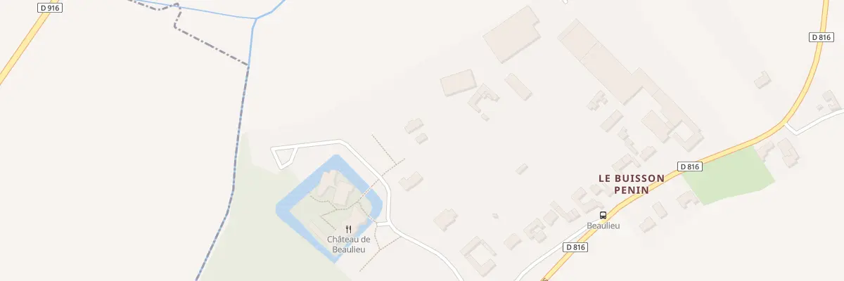 Plan du 952 Rue de Lillers à Busnes