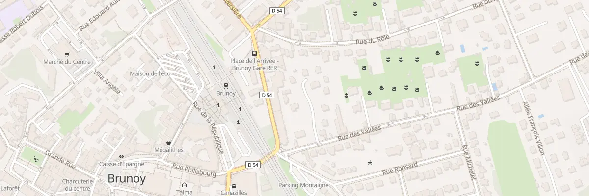 Plan du 5H Rue des Vallées à Brunoy