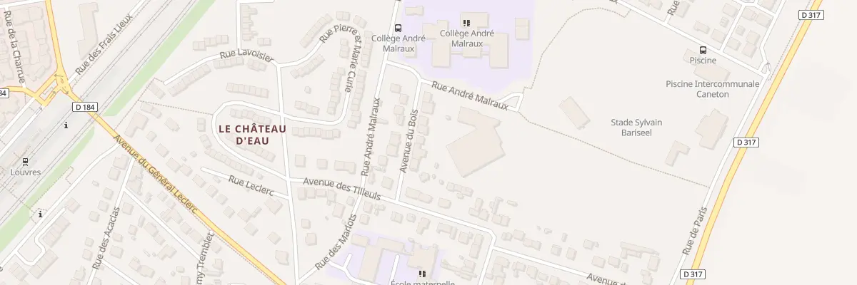 Plan du 9 Av du Bois à Louvres