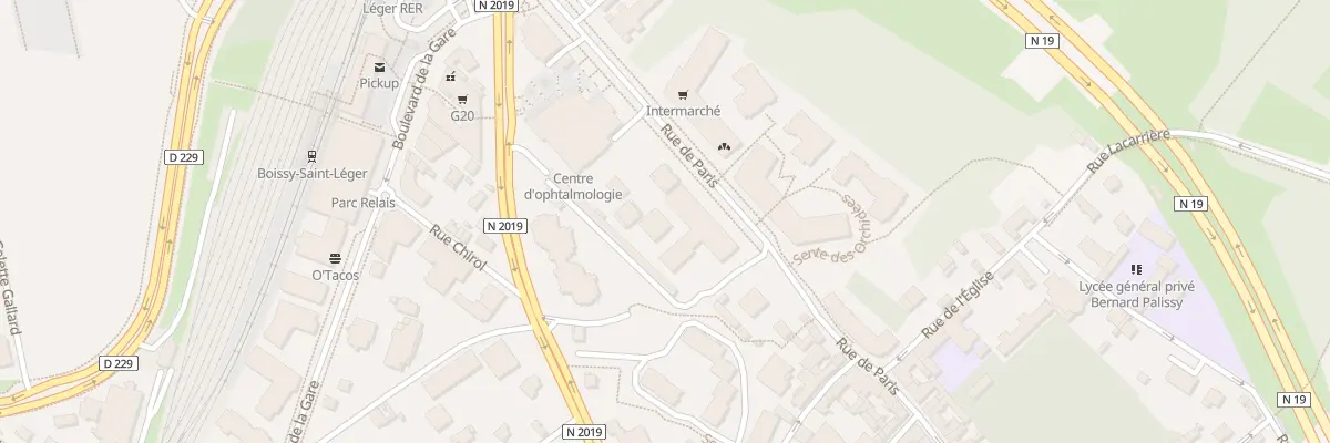 Plan du 4E Rue de Paris à Boissy-Saint-Léger