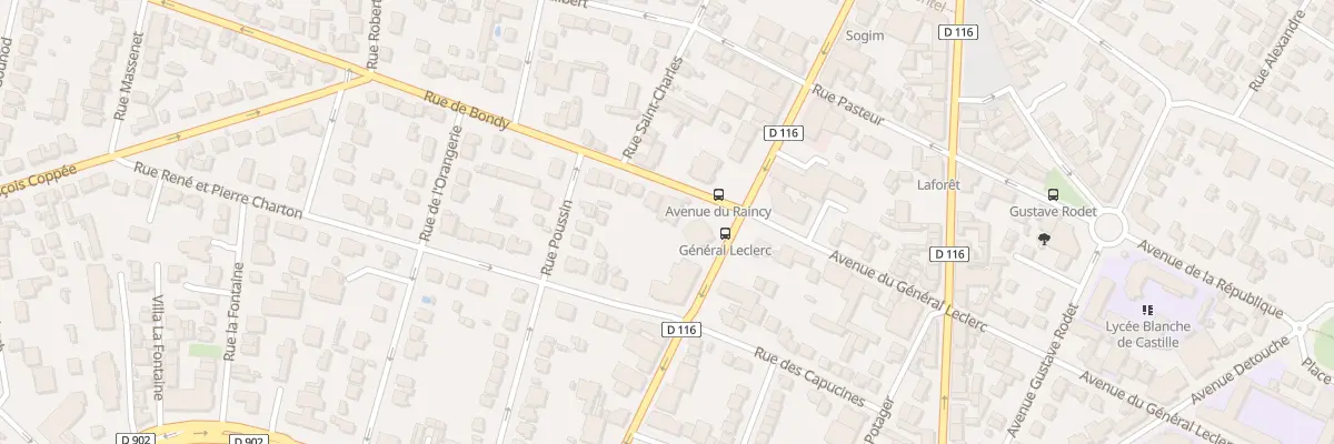 Plan du 3 Rue de Bondy à Villemomble