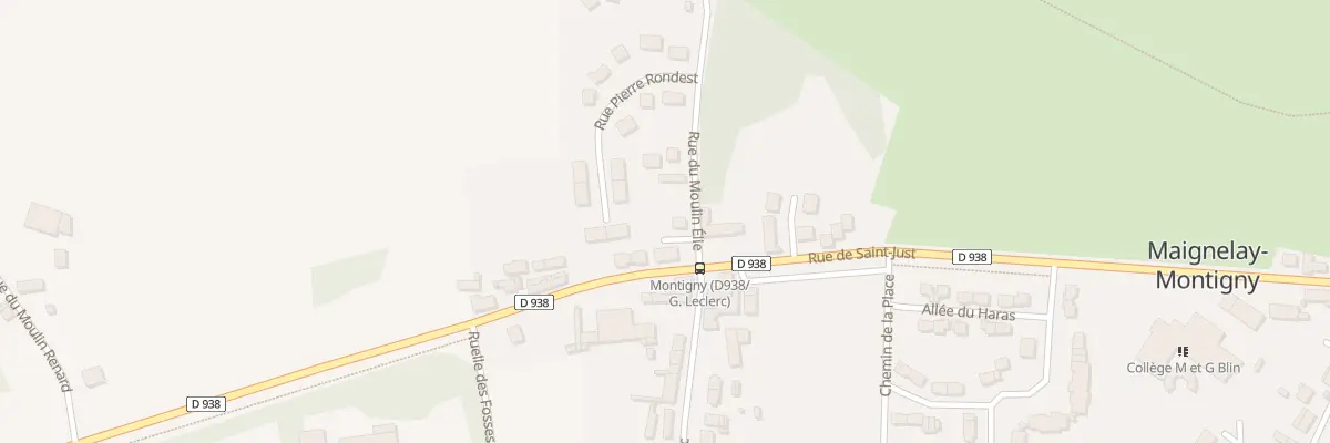 Plan du 1 Rue du Moulin Elie à Maignelay-Montigny